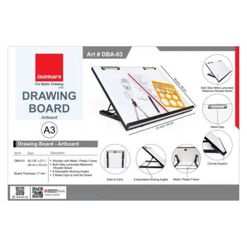 Planseta desen cu stativ Isomars Artboard