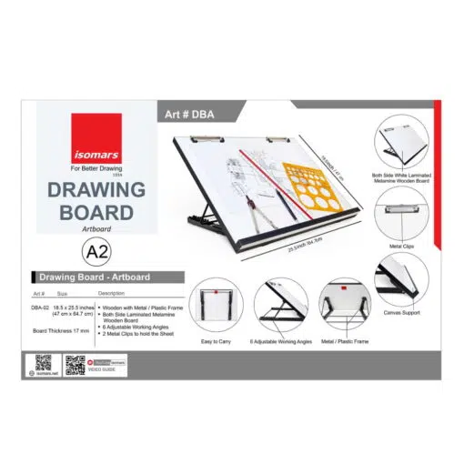 PLANSETA CU STATIV ISOMARS ARTBOARD A2 BEECH