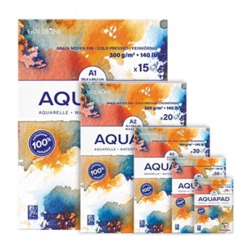 Bloc acuarela Goldline Aqua 300gr