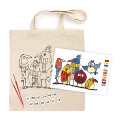 Set creativ Rosa Ecobag Funny Birds