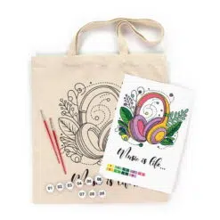 Set creativ Rosa Ecobag Music is Life