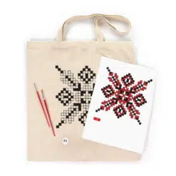 Set reativ Rosa Ecobag Embroidery