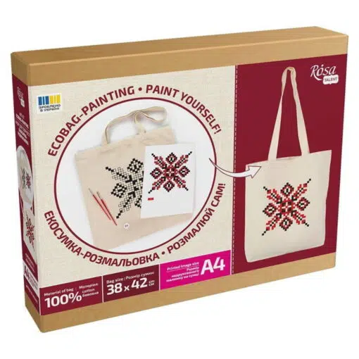 Set Creativ Rosa Ecobag - Embroidery
