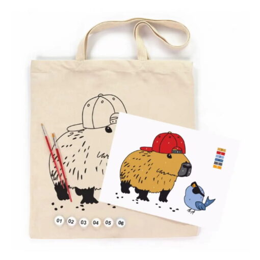 Set creativ Rosa Ecobag Capybara