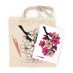 Set creativ Rosa Ecobag Flowers