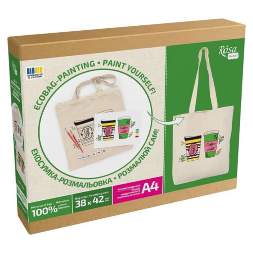 Set Creativ Rosa Ecobag - Coffee Time