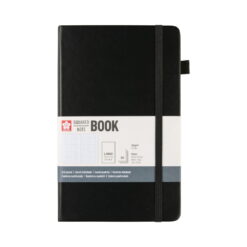 Notebook Sakura Mate 13X21 cm Black