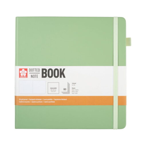 Notebook Sakura Dotted 20X20 cm Pale Patina