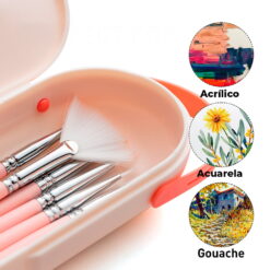 Set 8 Pensule Himi - Pink Case