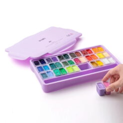 Set 36 guase HIMI Twin Cup + 3 Brushes - Purple Case