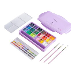 Set 36 guase HIMI Twin Cup + 3 Brushes - Purple Case