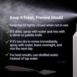 Set 18 guase HIMI Jelly Cup + 3 Brushes - Pink Case