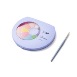 Set 24 Acuarele Godet Himi Solid + Pensula - Blue Case