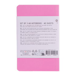 Set 3 Blocnotes Bzl Notebook A6