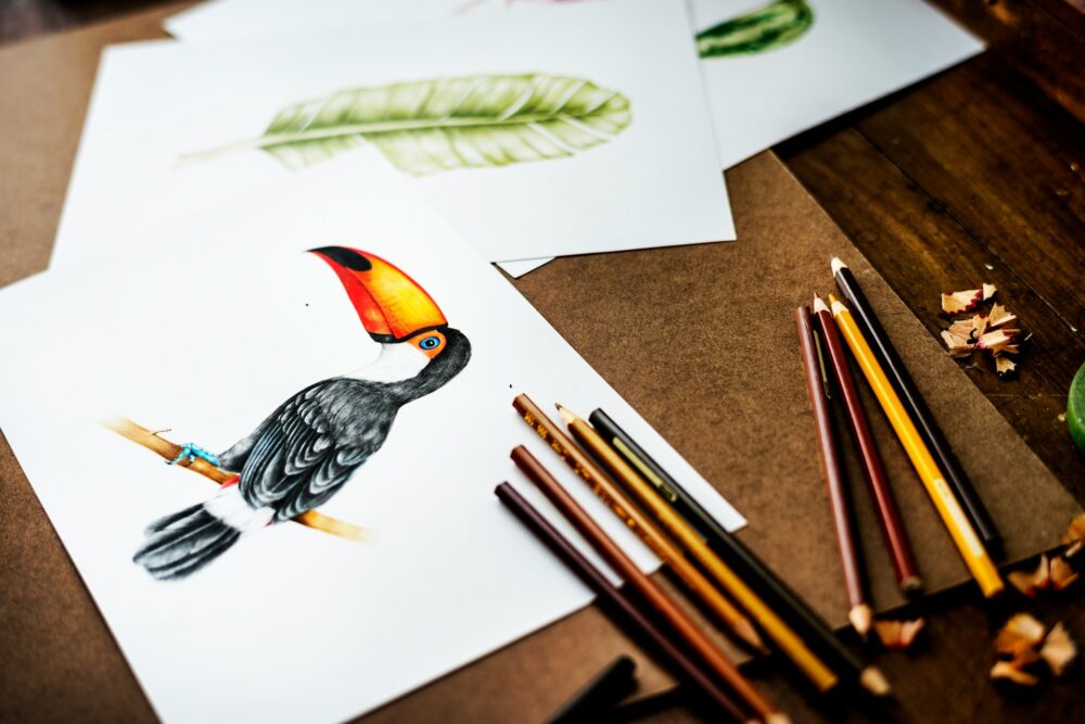 Cat de importanta este calitatea creioanelor colorate cand folosesti tehnicile de stratificare, blending si lustruire? -