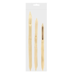 Set 3 instrumente de scris din bambus Isomars BP03