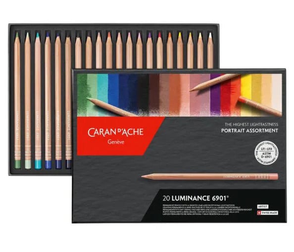 Set creioane colorate Caran d'Ache Luminance 6901