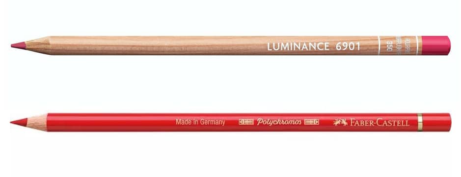 Creioane colorate Luminance versus Polychromos